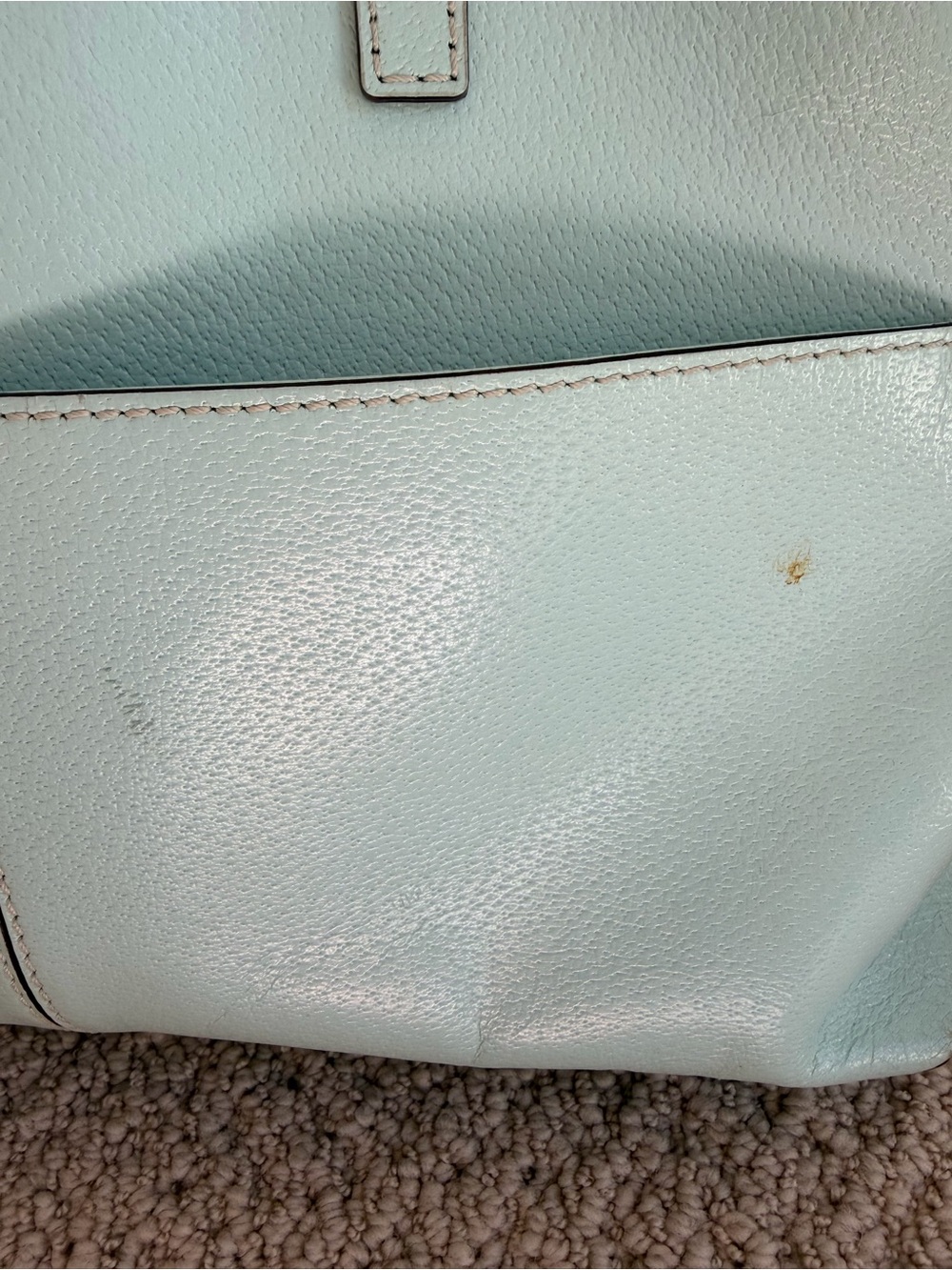 Kate Spade Light Blue Leather Handbag - Picture 12 of 13